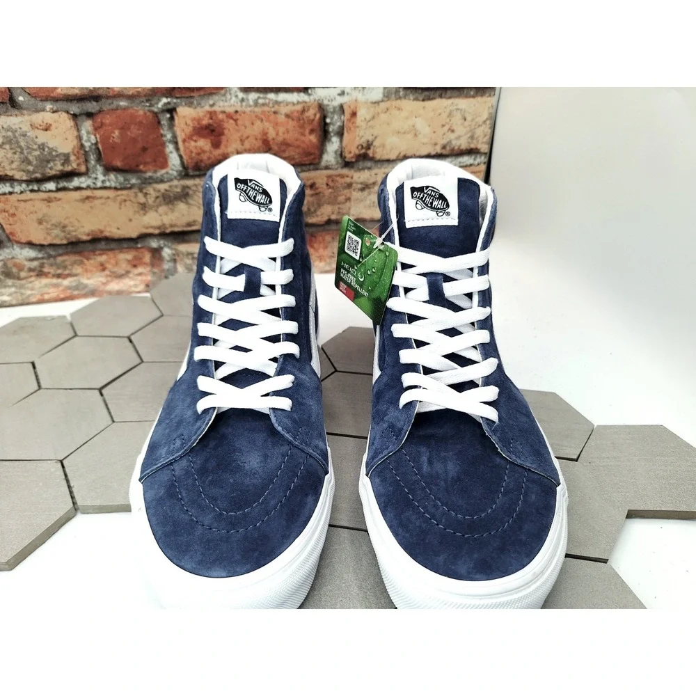 Vans Sk8-Hi Pig Suede Vintage Indigo Size US 11.5 Men New VN0007NSAHU Sneakers - Picture 5 of 11